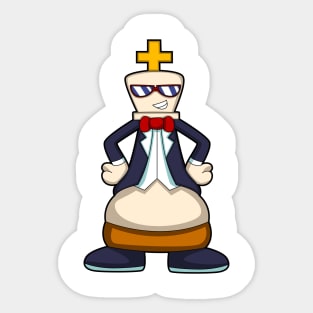 Chess piece King at Chess Sticker